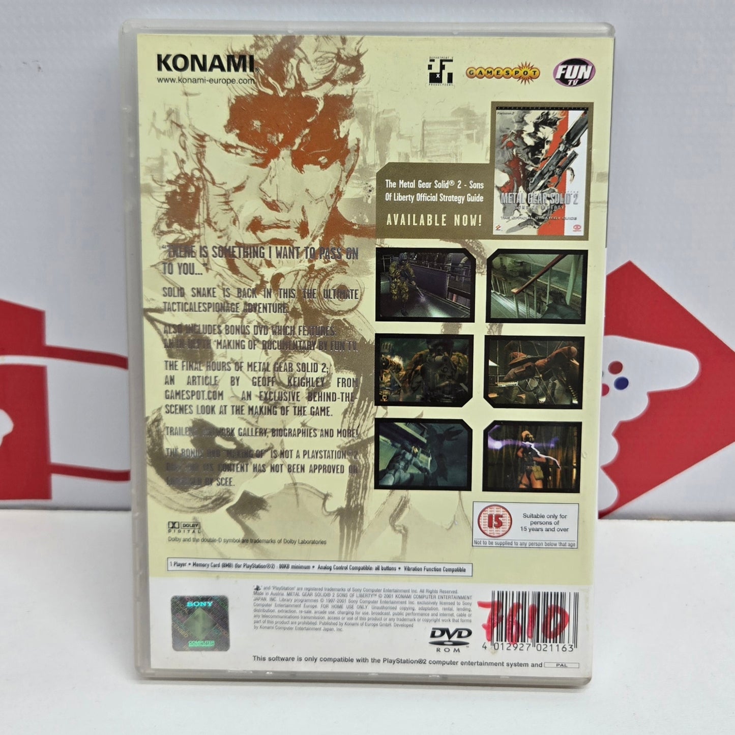 Metal Gear Solid 2 [DVD Bundle]