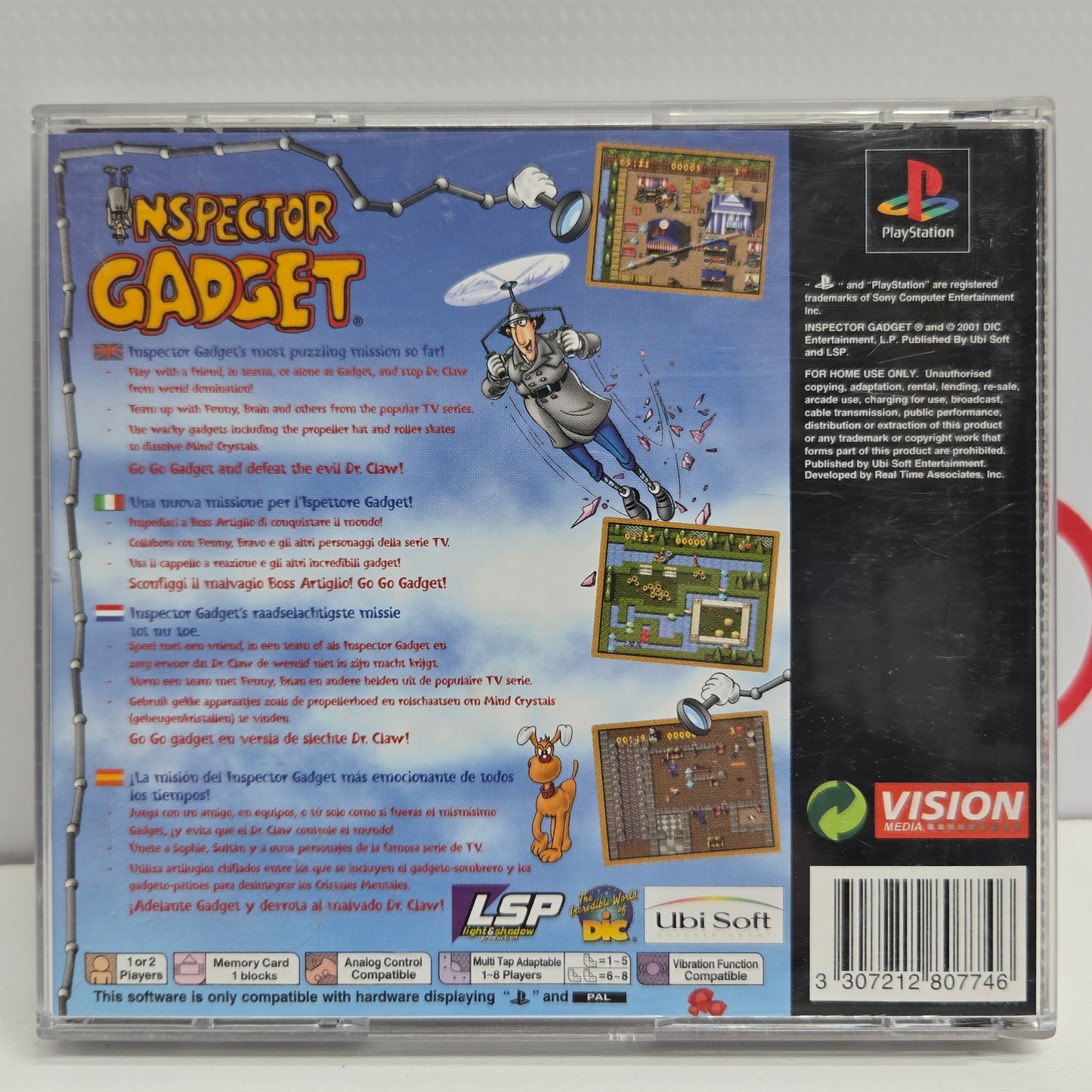 Inspector Gadget Gadget's Crazy Maze Ps1