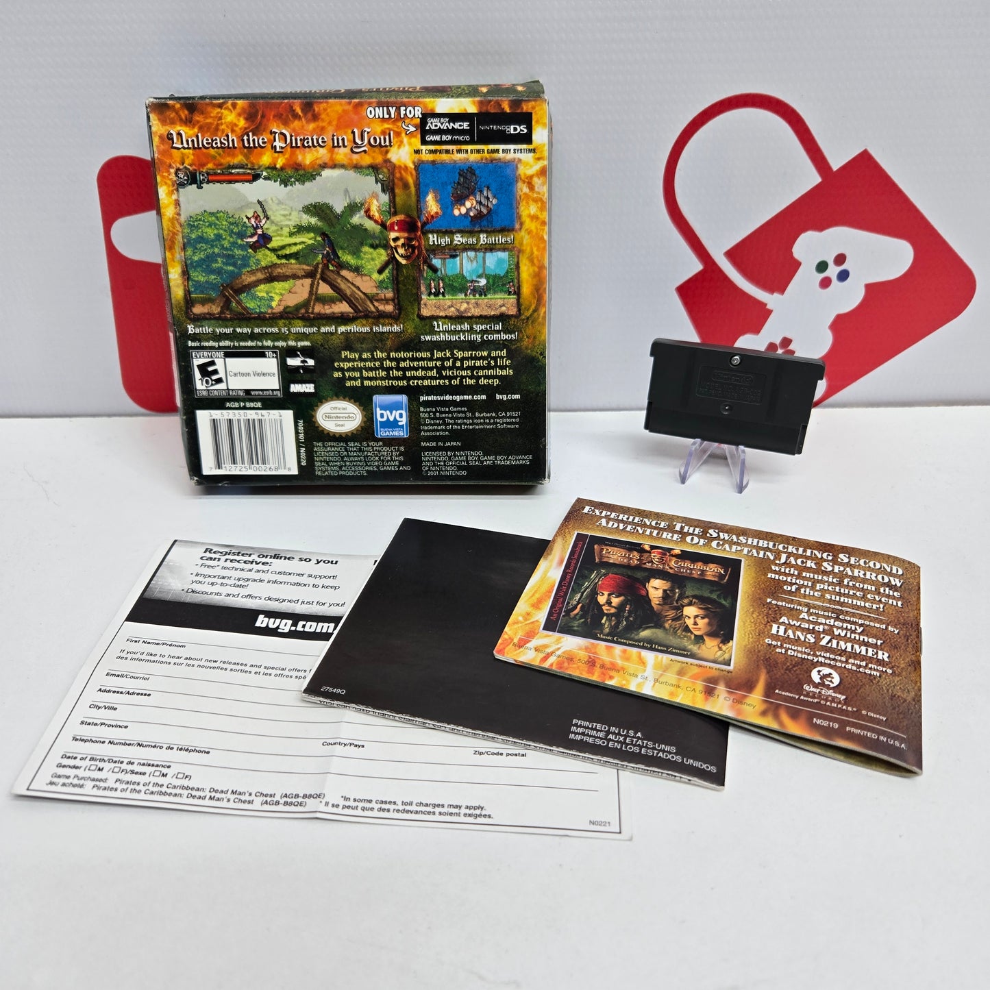Pirates of the Caribbean Dead Man's Chest - Gba