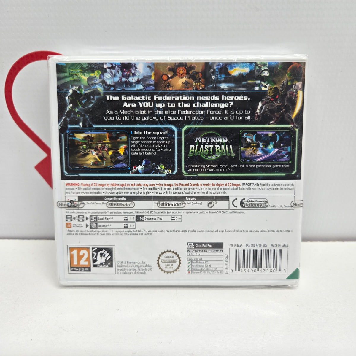 Metroid Prime Federation Force - 3Ds