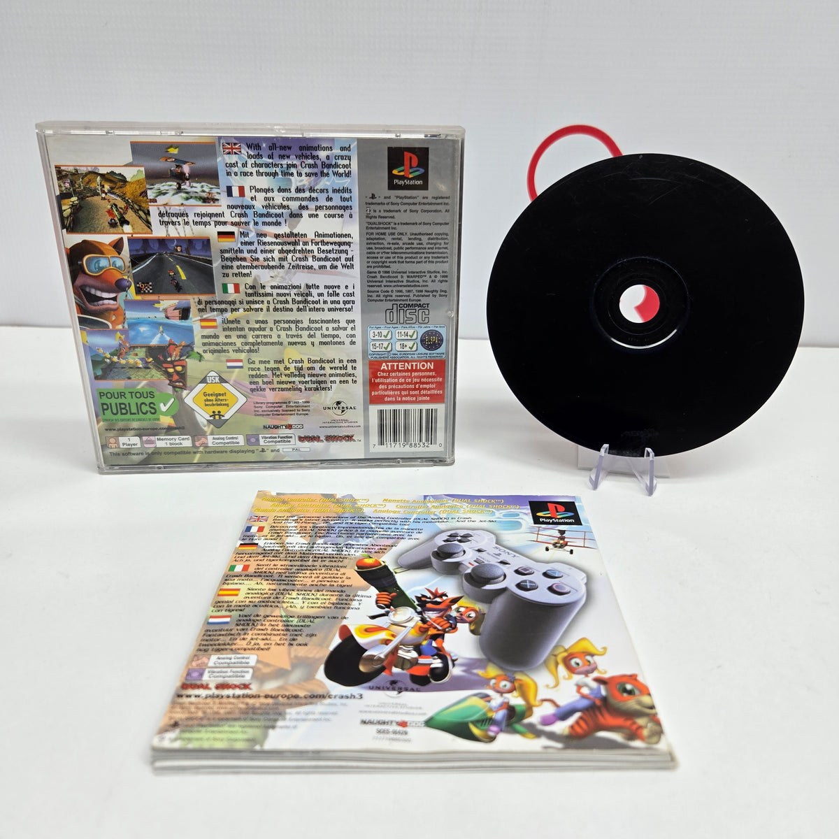 Crash Bandicoot 3 Warped [Platinum] - Ps1